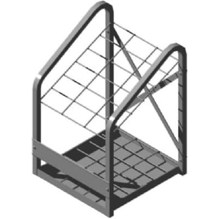 Sam Pievac Sam Pievac 6001-442 Angled Cut Pipe Rack With 18 Rectangular Slots 847325